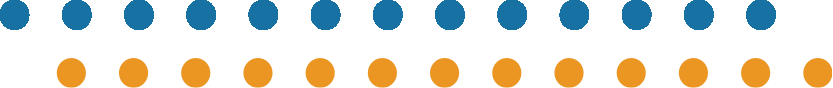 Accent Dots Blue Orange