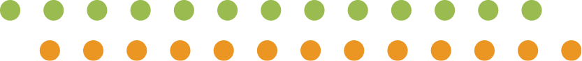 Accent Dots Green Orange
