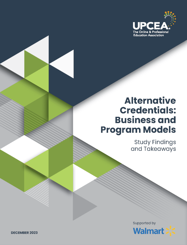 Alternative Credentials: Business and Program Models