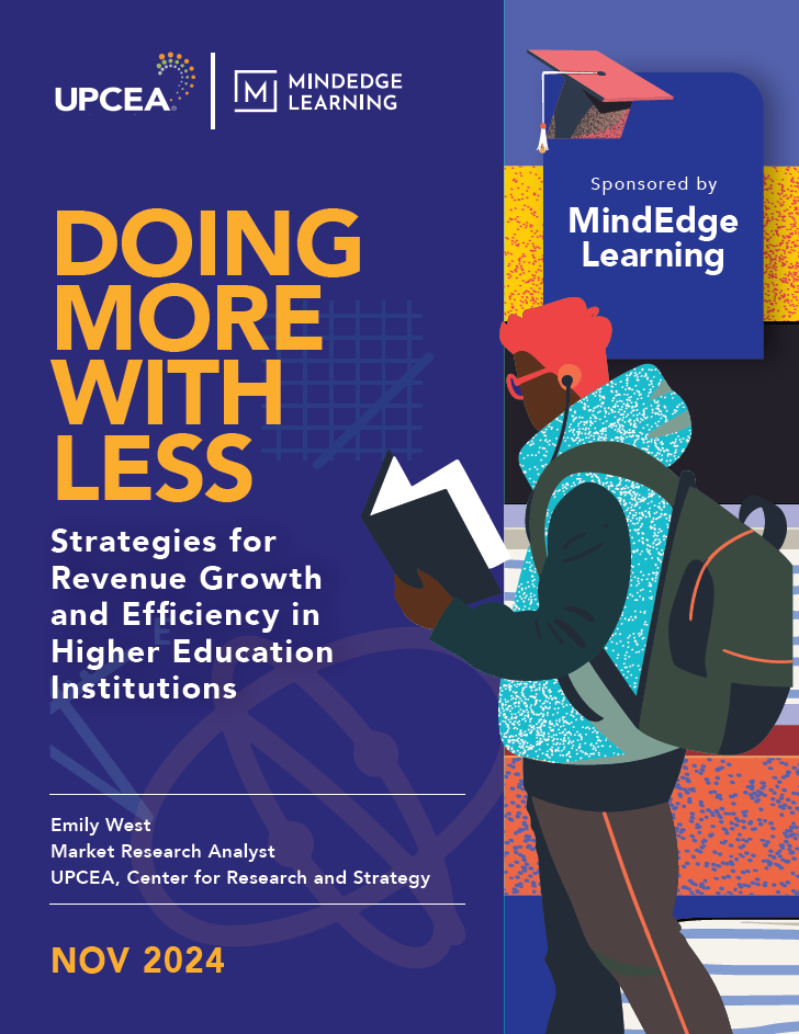 Doing More With Less: Strategies for Revenue Growth and Efficiency in Higher Education Institutions study cover