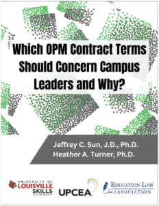 Which OPM Contract Terms Should Concern Campus Leaders and Why? Brief cover