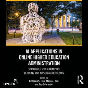 AI Applications in Online Higher Education Administration book cover
