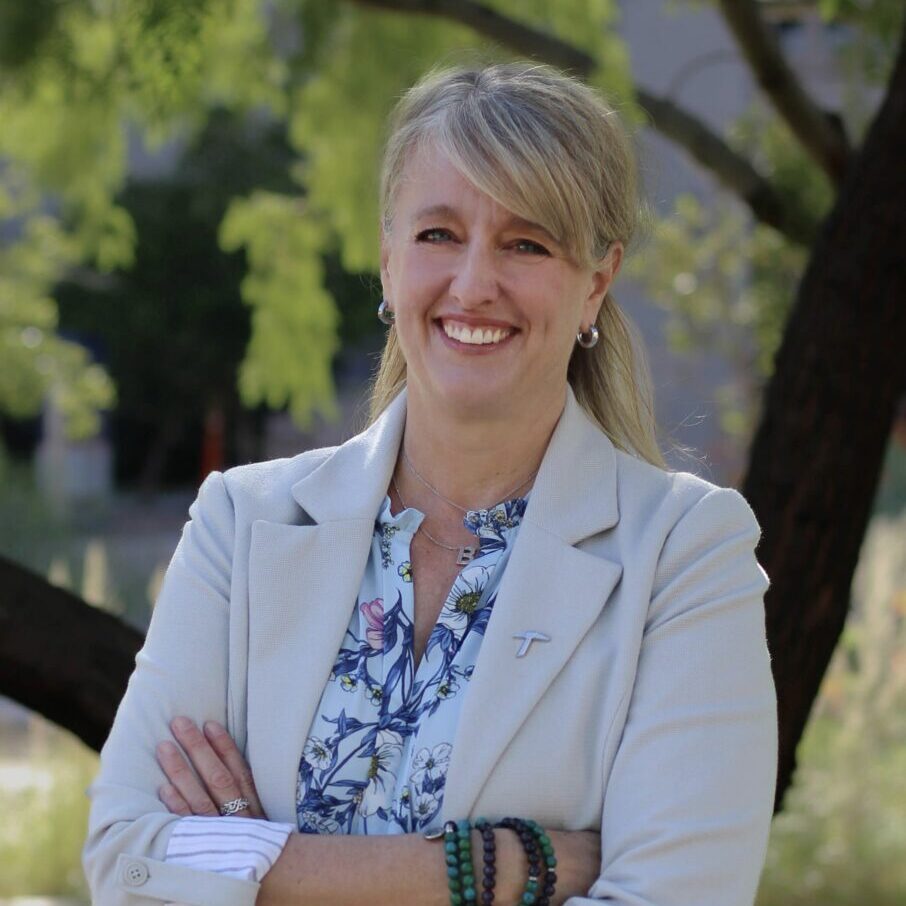 A person (Beth Brunk) smiling