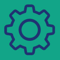 A Gear - Business and Operations Network Icon