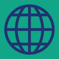 Globe Outline - International Network Icon