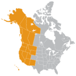 UPCEA West Region Map | New Mexico, Arizona, Utah, Nevada, California, Wyoming, Montana, Idaho, Oregon, Washington