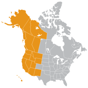 UPCEA West Region Map | New Mexico, Arizona, Utah, Nevada, California, Wyoming, Montana, Idaho, Oregon, Washington